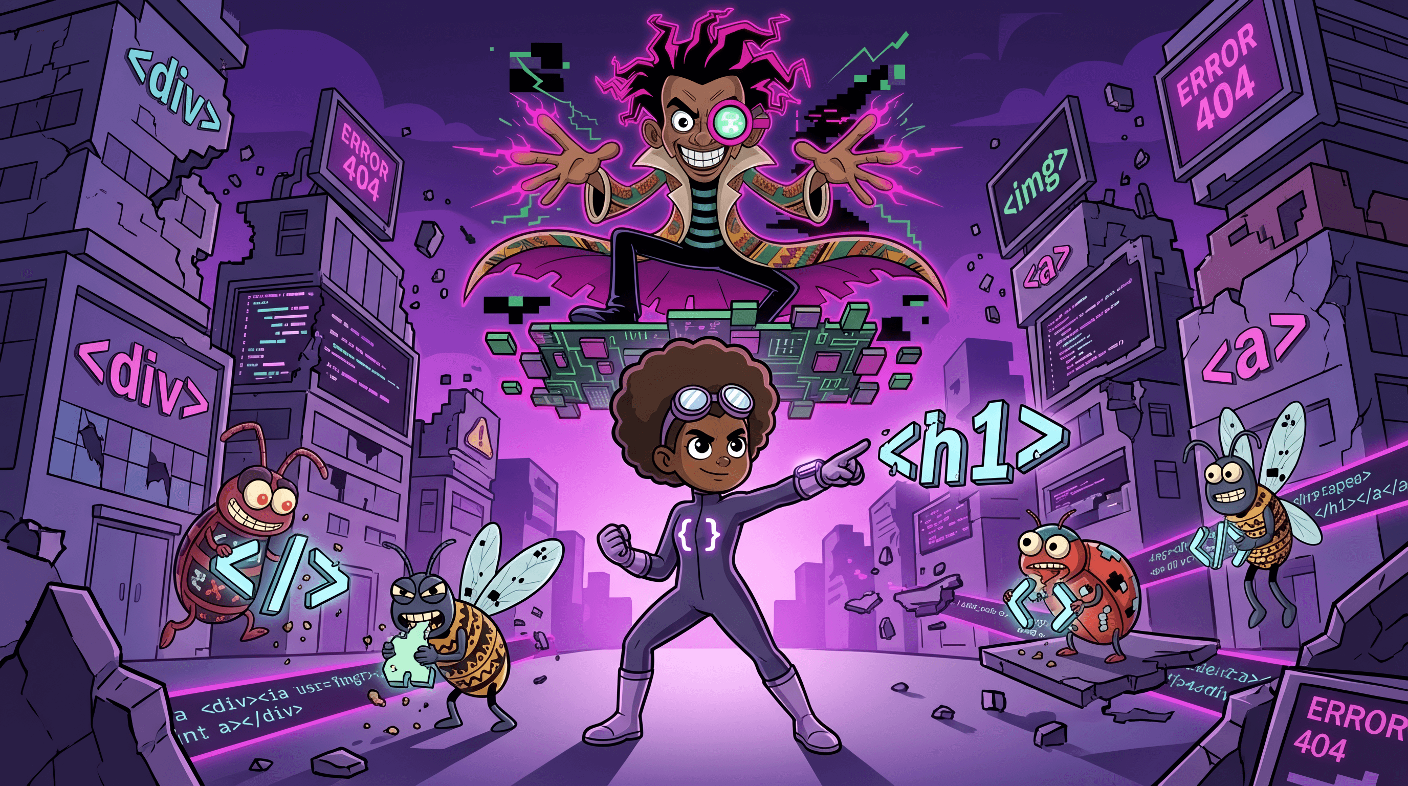 The Broken Internet illustration
