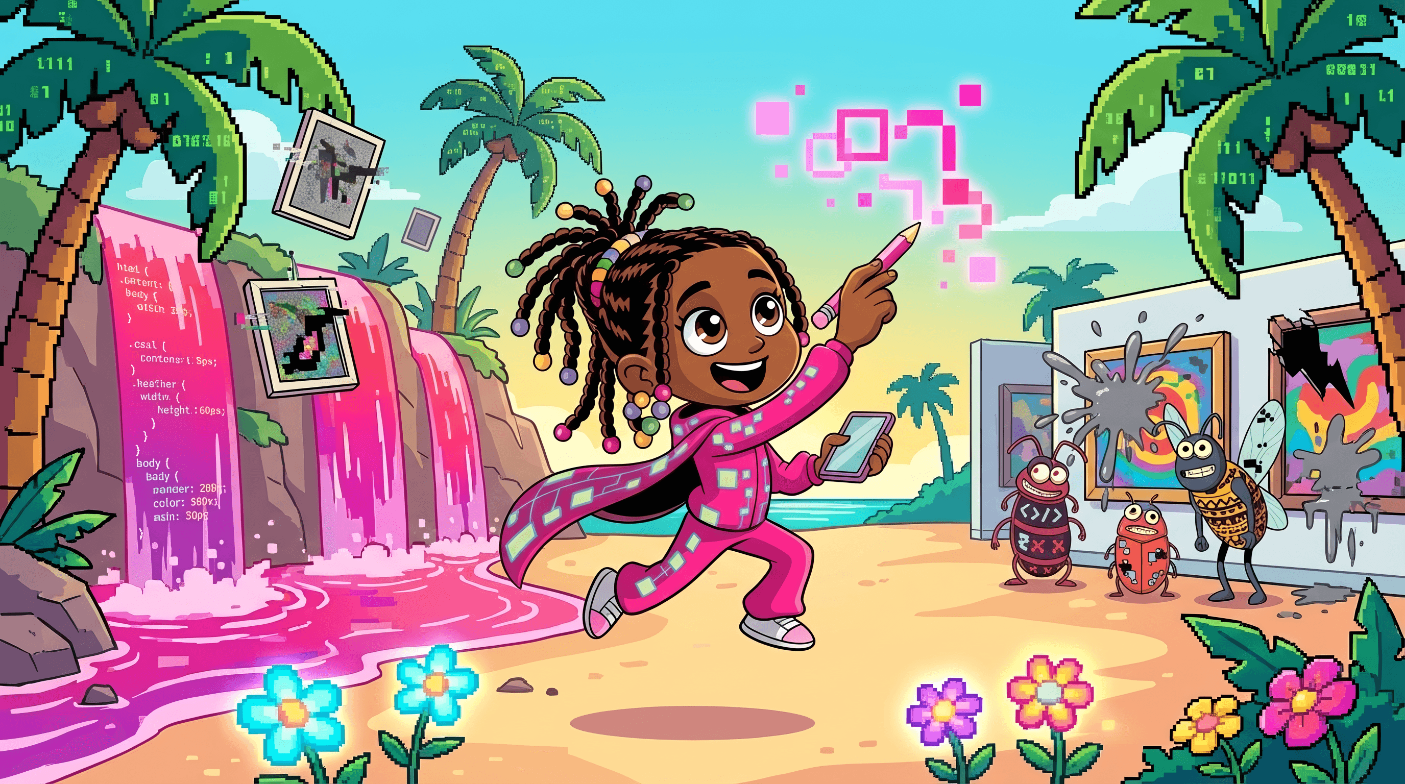 Creative Island illustration