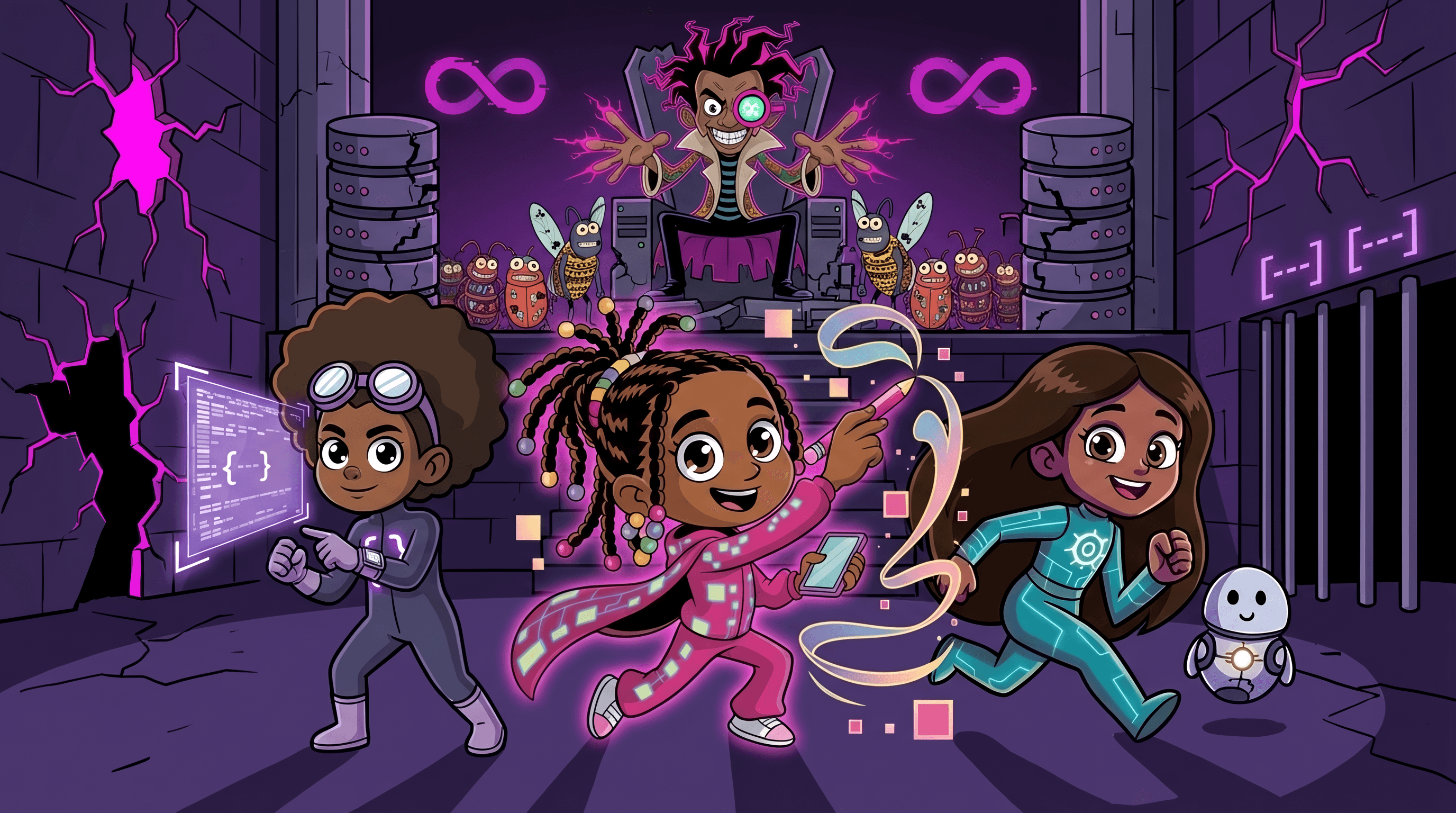 The Dark Web Dungeon illustration